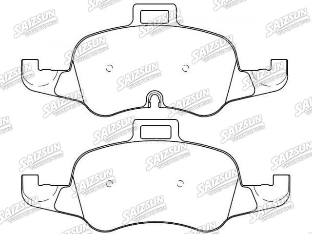 Bremsbelagsatz, Scheibenbremse Brake Pad Set:8S0 698 151
