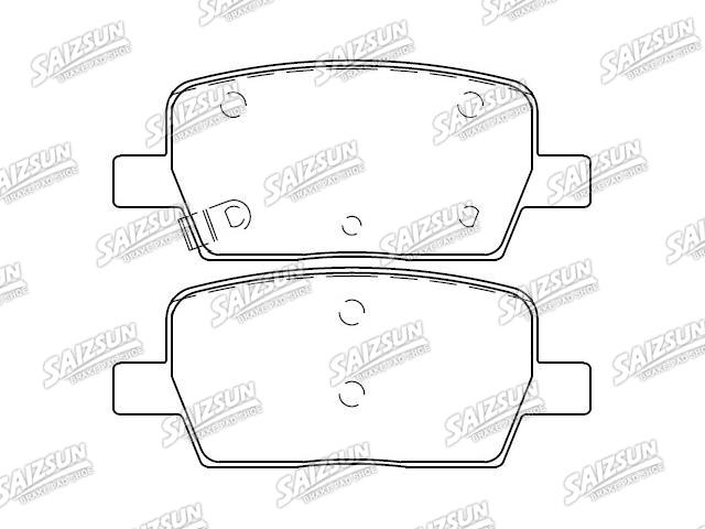 Bremsbelagsatz, Scheibenbremse Brake Pad Set:23344214