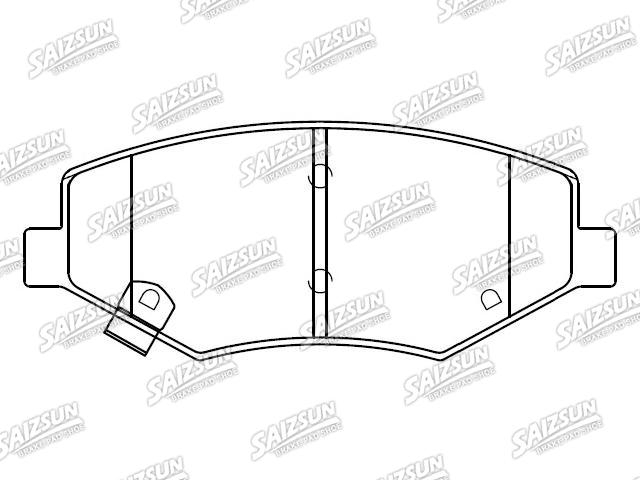 Bremsbelagsatz, Scheibenbremse Brake Pad Set:S63501110A