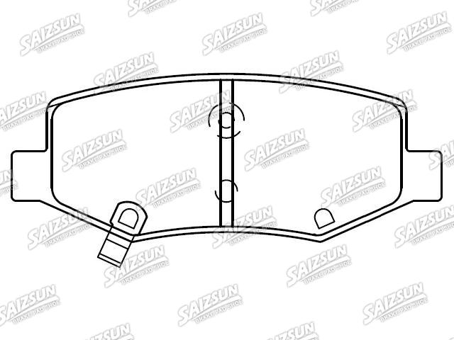 Bremsbelagsatz, Scheibenbremse Brake Pad Set:S6-3502210A