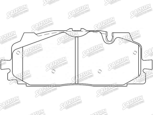 Bremsbelagsatz, Scheibenbremse Brake Pad Set:4M0 698 151 AA