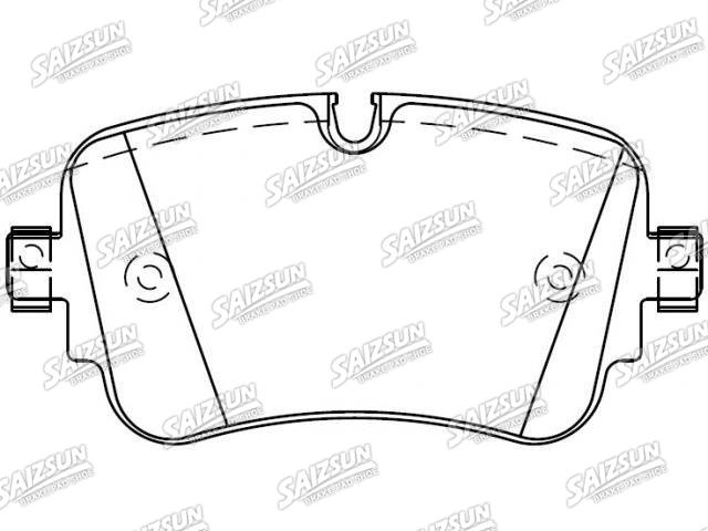 Bremsbelagsatz, Scheibenbremse Brake Pad Set:4M0 698 451 G