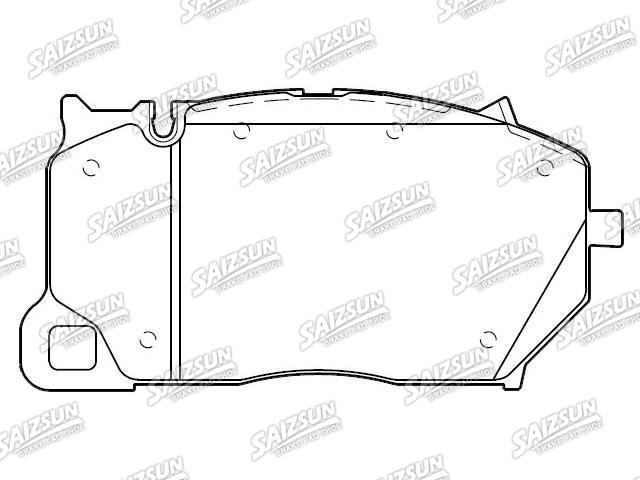 Bremsbelagsatz, Scheibenbremse Brake Pad Set:958.351.151.00