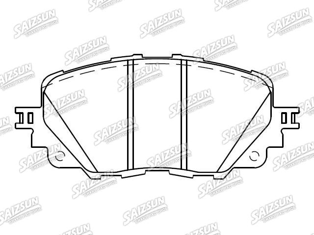 Bremsbelagsatz, Scheibenbremse Brake Pad Set:NAYJ-33-28ZA