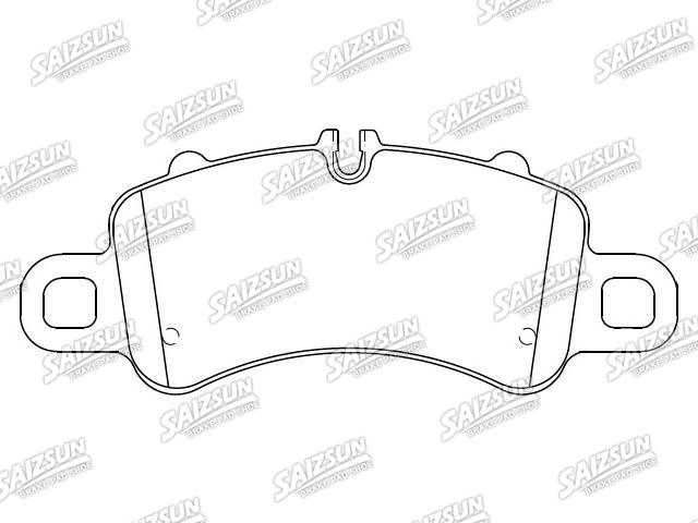 Bremsbelagsatz, Scheibenbremse Brake Pad Set:9P1 698 151 A