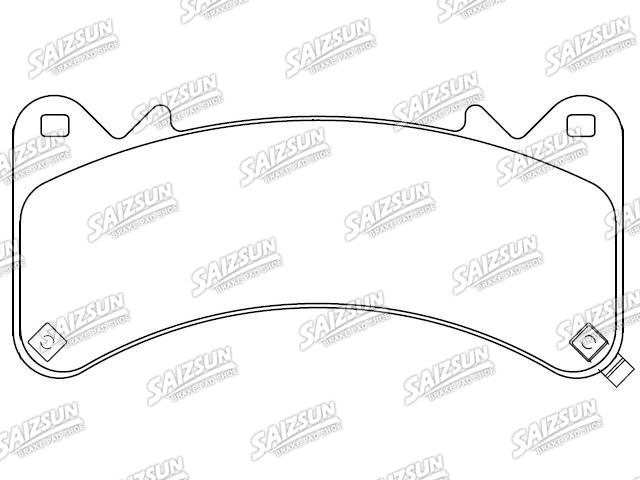 Bremsbelagsatz, Scheibenbremse Brake Pad Set:23278268