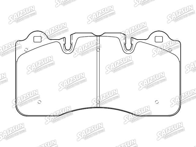 Bremsbelagsatz, Scheibenbremse Brake Pad Set:68283275AA
