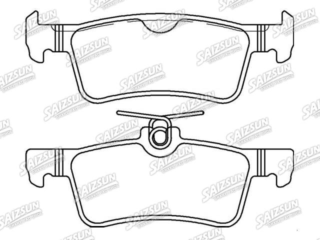 Bremsbelagsatz, Scheibenbremse Brake Pad Set:16 113 314 80