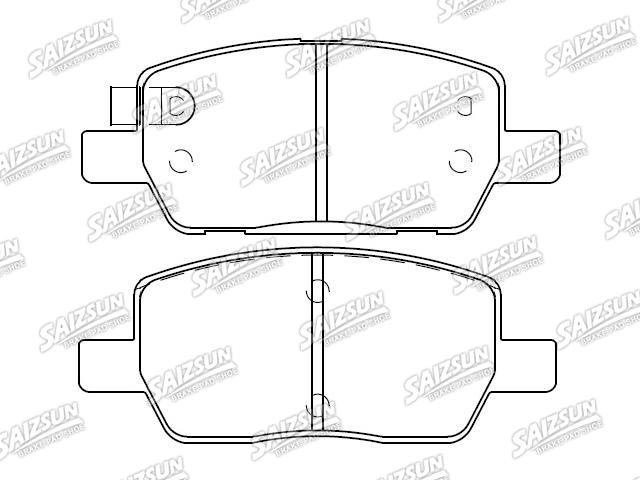 Bremsbelagsatz, Scheibenbremse Brake Pad Set:13435253