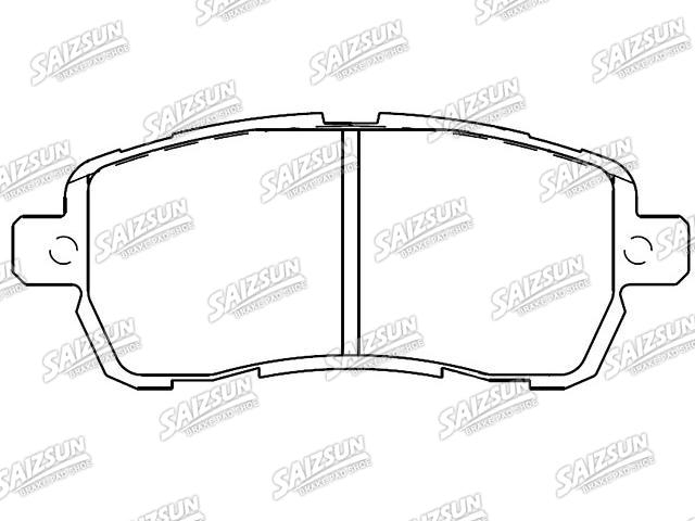 Bremsbelagsatz, Scheibenbremse Brake Pad Set:E4B1-2001-AB