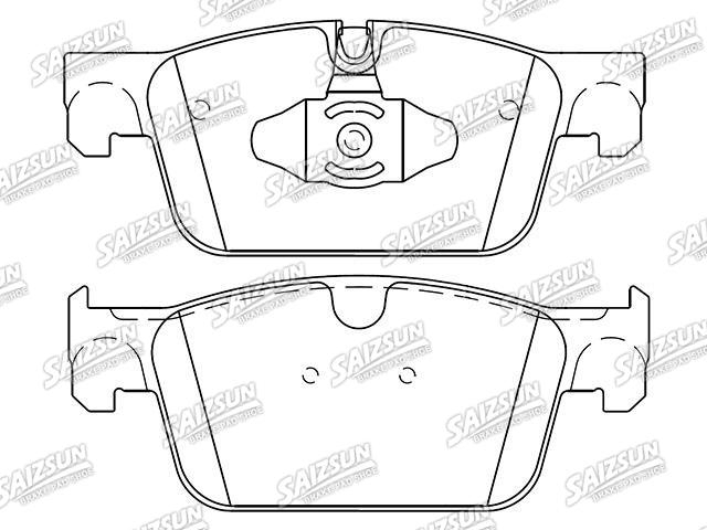Bremsbelagsatz, Scheibenbremse Brake Pad Set:31423652