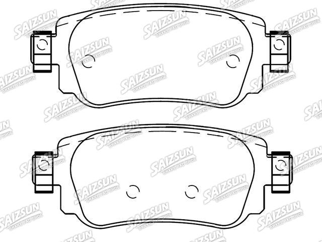 Bremsbelagsatz, Scheibenbremse Brake Pad Set:90927116