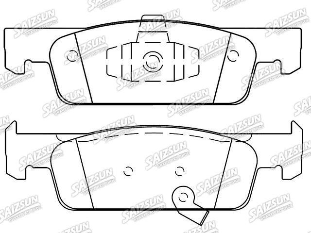 Bremsbelagsatz, Scheibenbremse Brake Pad Set:453 421 11 00