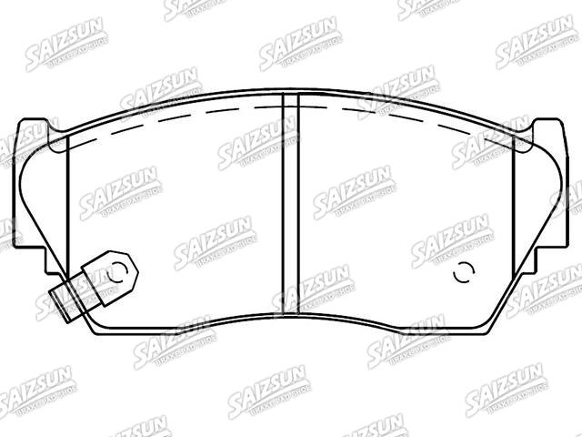 Bremsbelagsatz, Scheibenbremse Brake Pad Set:DA06M-S1827
