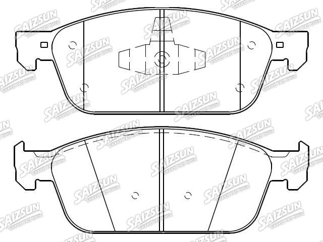 Bremsbelagsatz, Scheibenbremse Brake Pad Set:CV6Z-2001-N