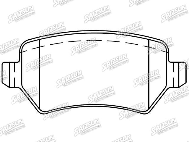 Bremsbelagsatz, Scheibenbremse Brake Pad Set:1605128