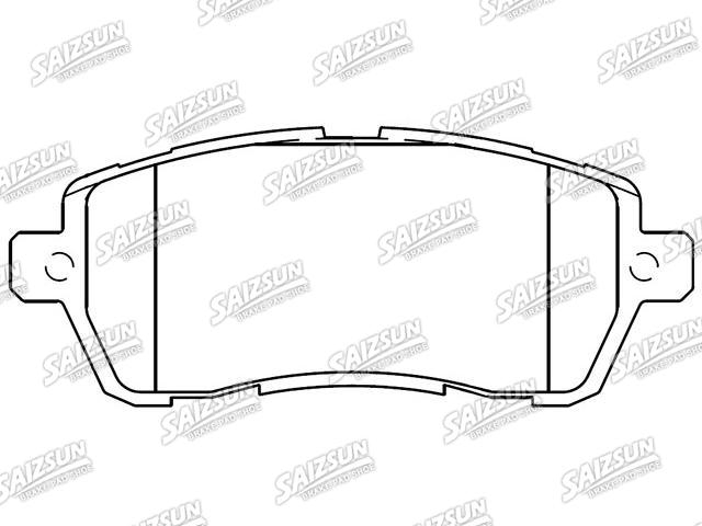 Bremsbelagsatz, Scheibenbremse Brake Pad Set:1848518