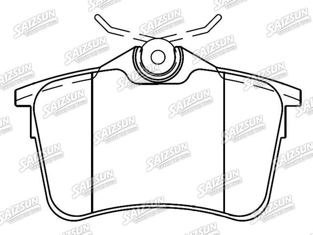 Bremsbelagsatz, Scheibenbremse Brake Pad Set:4254.29