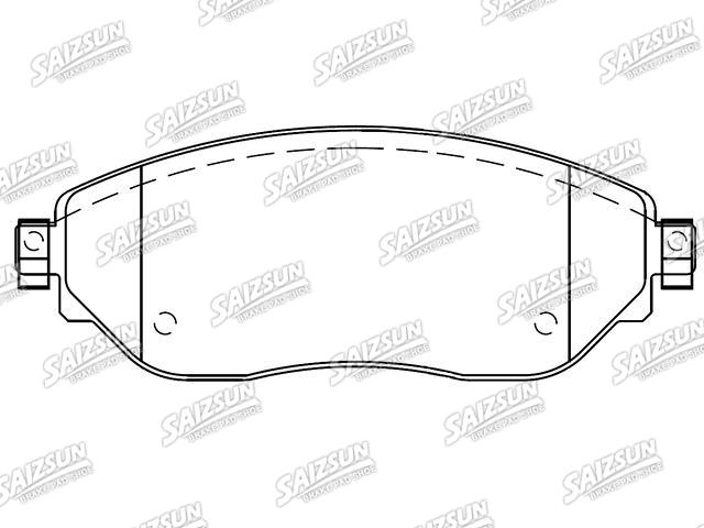 Bremsbelagsatz, Scheibenbremse Brake Pad Set:4423332