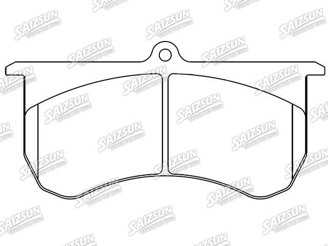 Bremsbelagsatz, Scheibenbremse Brake Pad Set:150-9841K