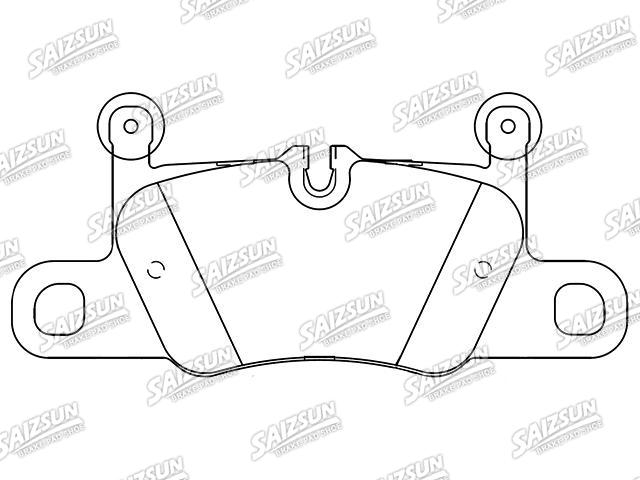Bremsbelagsatz, Scheibenbremse Brake Pad Set:991.352.949.02