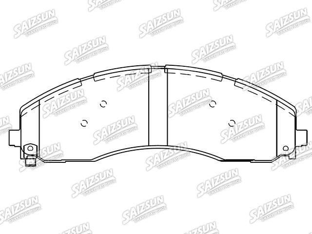 Bremsbelagsatz, Scheibenbremse Brake Pad Set:HC3Z-2001-B