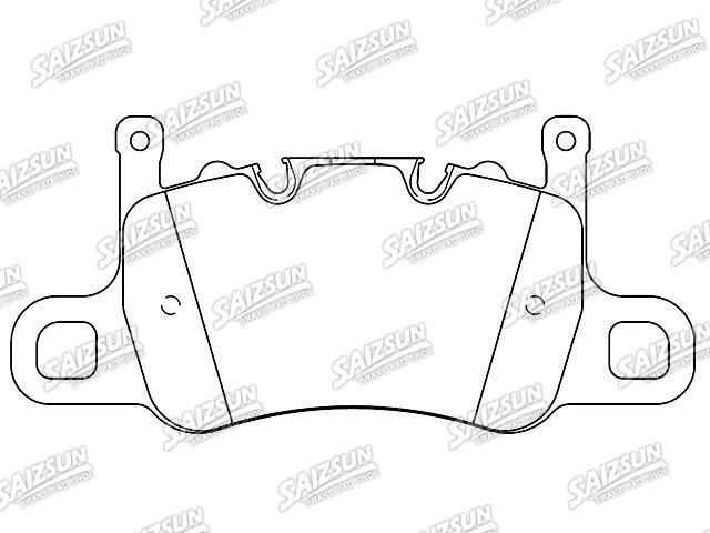Bremsbelagsatz, Scheibenbremse Brake Pad Set:971 698 451 E