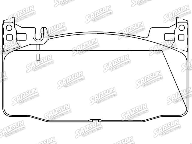 Bremsbelagsatz, Scheibenbremse Brake Pad Set:000 420 57 00