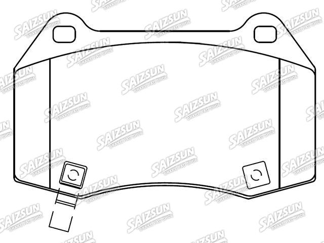 Bremsbelagsatz, Scheibenbremse Brake Pad Set:45022-S6M- J52