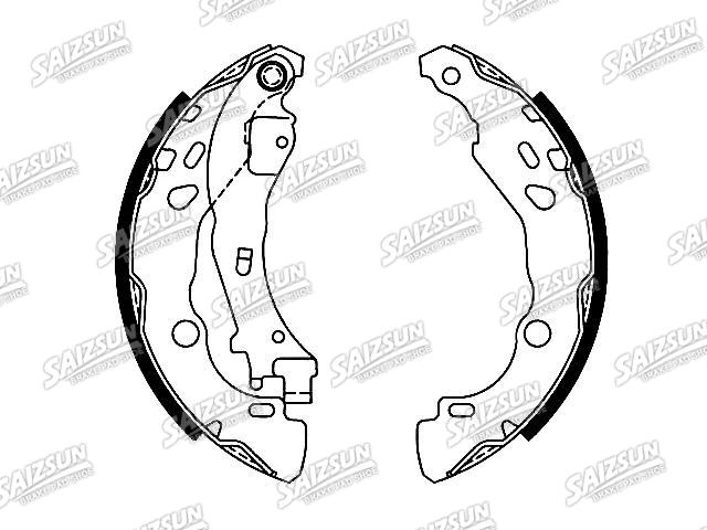 Bremsbackensatz Brake Shoe Set:4241.L7