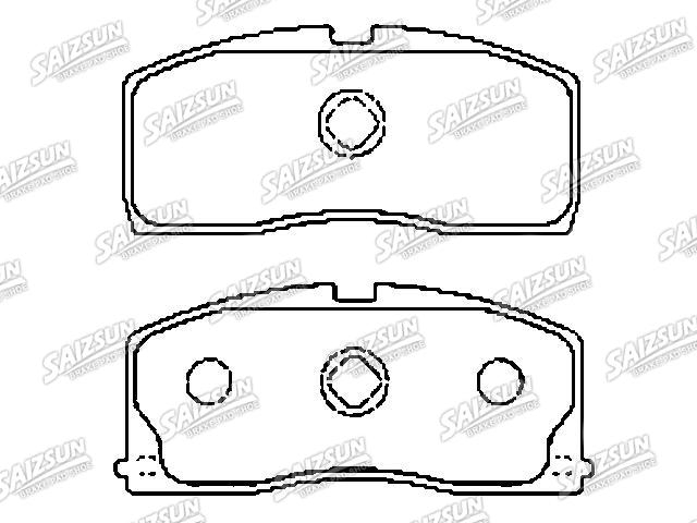 Bremsbelagsatz, Scheibenbremse Brake Pad Set:SF35001