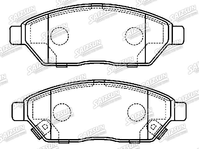 Bremsbelagsatz, Scheibenbremse Brake Pad Set:3502110XJZ08A