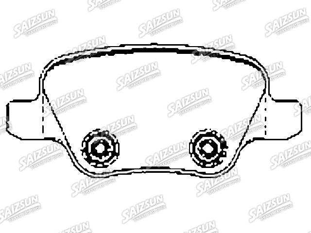 Bremsbelagsatz, Scheibenbremse Brake Pad Set:3520003BAC