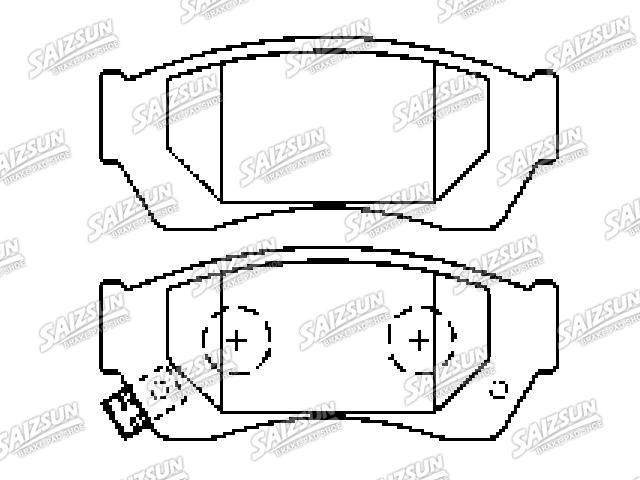 Bremsbelagsatz, Scheibenbremse Brake Pad Set:CV80971301