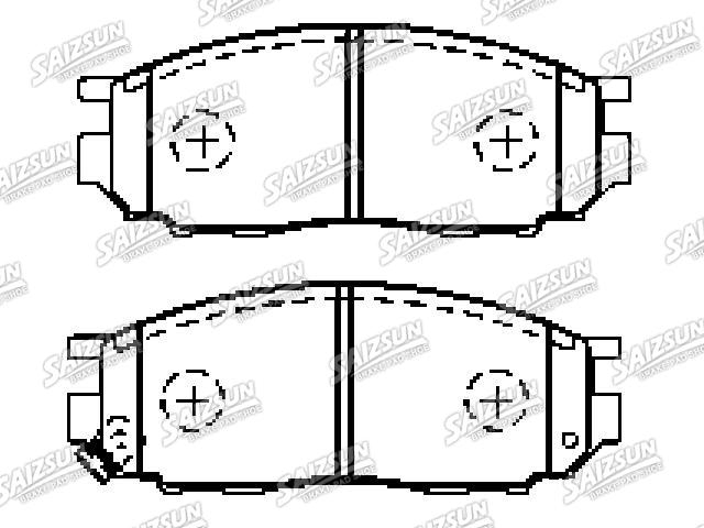 Bremsbelagsatz, Scheibenbremse Brake Pad Set:CV80961201