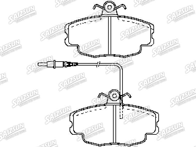 Bremsbelagsatz, Scheibenbremse Brake Pad Set:SL35003