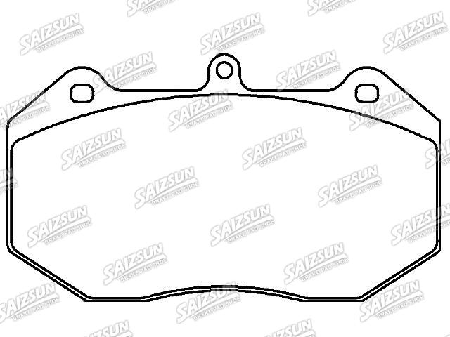 Bremsbelagsatz, Scheibenbremse Brake Pad Set:RJR698451