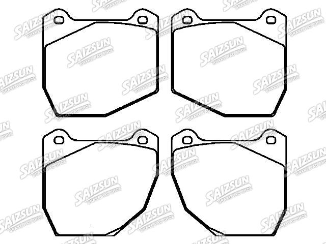 Bremsbelagsatz, Scheibenbremse Brake Pad Set:RJR698151