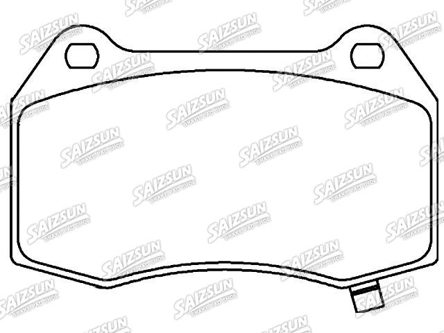 Bremsbelagsatz, Scheibenbremse Brake Pad Set:89047744