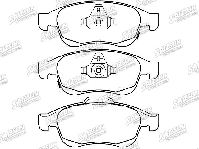 Bremsbelagsatz, Scheibenbremse Brake Pad Set:77367369