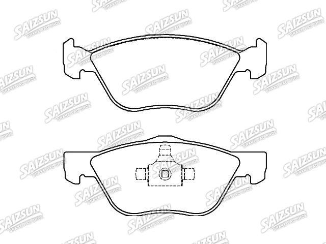 Bremsbelagsatz, Scheibenbremse Brake Pad Set:7 087 744