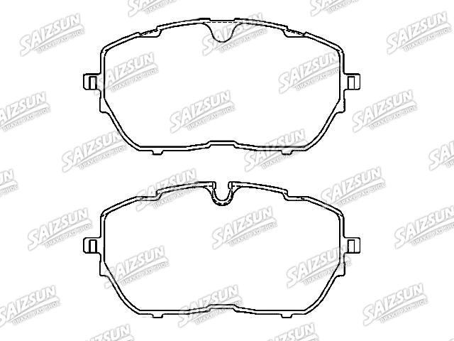Bremsbelagsatz, Scheibenbremse Brake Pad Set:16 123 730 80