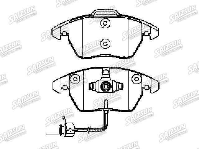 Bremsbelagsatz, Scheibenbremse Brake Pad Set:B3501980MH