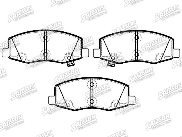 Bremsbelagsatz, Scheibenbremse Brake Pad Set:90925370