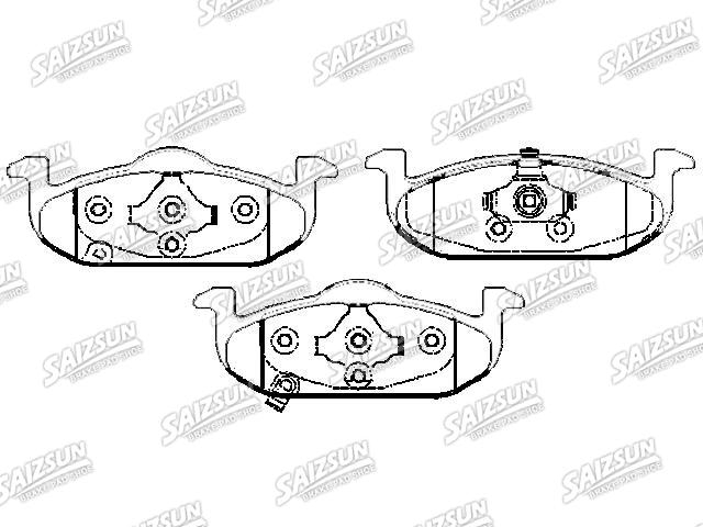 Bremsbelagsatz, Scheibenbremse Brake Pad Set:10026870