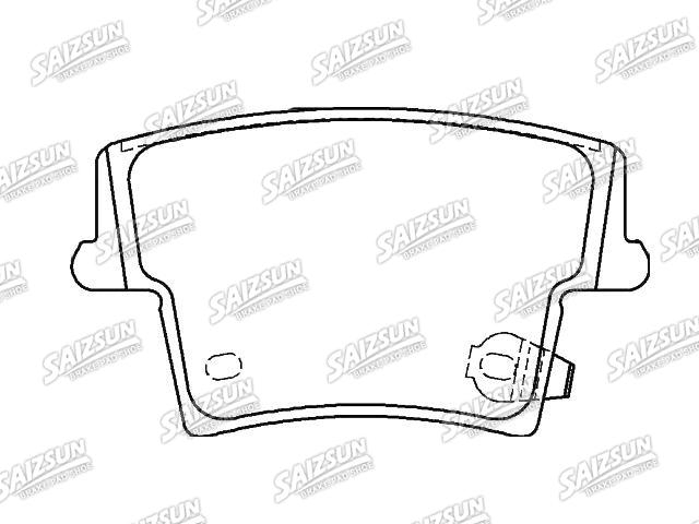 Bremsbelagsatz, Scheibenbremse Brake Pad Set:68001440AB