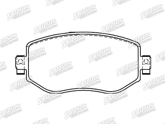 Bremsbelagsatz, Scheibenbremse Brake Pad Set:41 06 034 07R