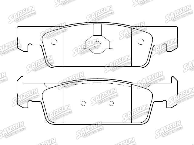 Bremsbelagsatz, Scheibenbremse Brake Pad Set:41 06 002 22R