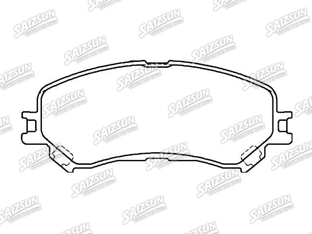 Bremsbelagsatz, Scheibenbremse Brake Pad Set:41 06 061 24R