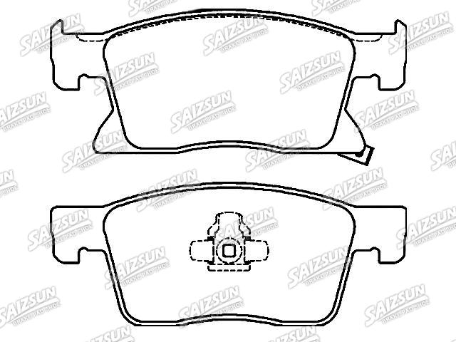 Bremsbelagsatz, Scheibenbremse Brake Pad Set:13478301